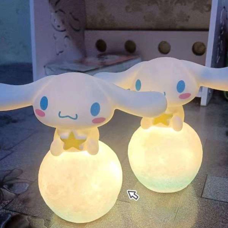 Lampu Malam Tenaga Baterai Bentuk Hewan Kartun Lucu/Lampu Tidur Hias Fairy Tale Lamp/Kamar Anak Model Karakter Anime Lampu Mainan