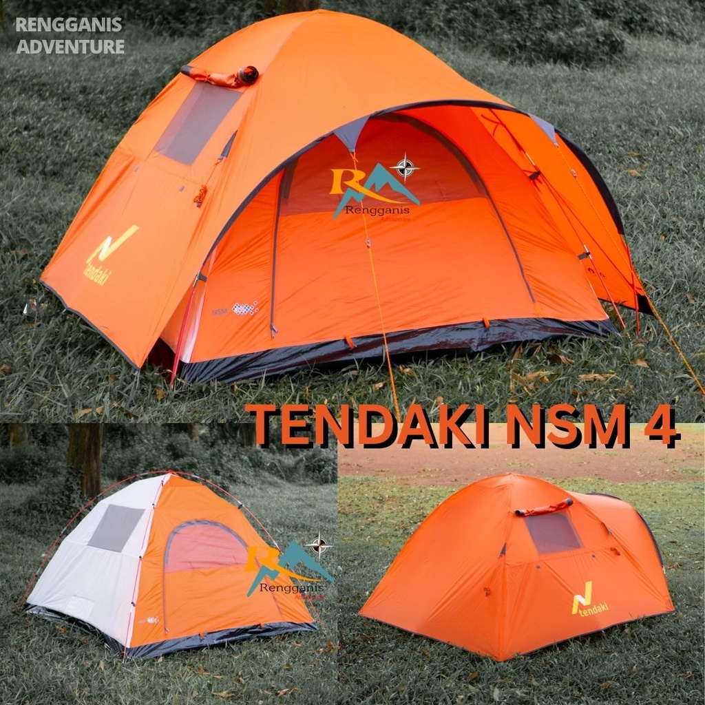 Tenda Camping NSM 4 Orang Tendaki 4 - 5 orang ready PU 3000 mm