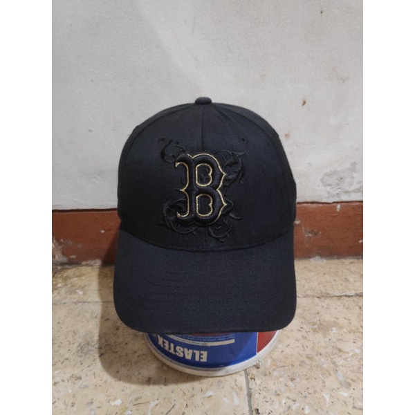 Topi mlb logo B original keren second bekas