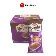 

Roma Bonita Bolu Telur Lembut Rasa Cokelat 1 Bungkus Isi 12 Pcs