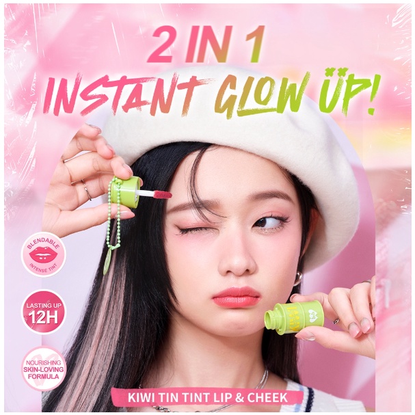 BNB barenbliss Korean Kiwi Tin Tint Lip &amp; Cheek「Blendable Intens 2 in 1 Tint」