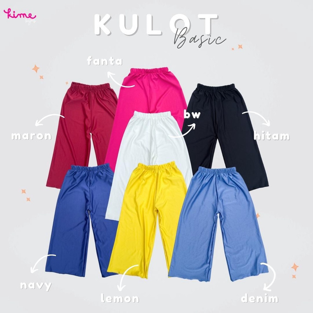 KIMEHIJAB Kulot anak perempuan basic kime