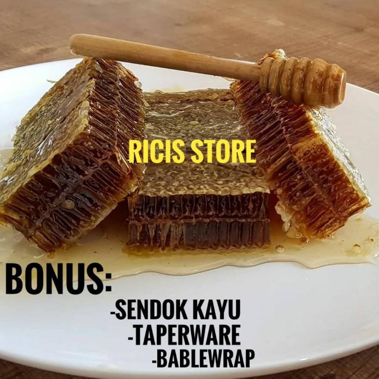 

E22 [[MENGANDUNG BEEPOLEN]]MADU SARANG ASLI RAW HONEY SARANG MADU HONEYCOMB PRODUK TREND SK88