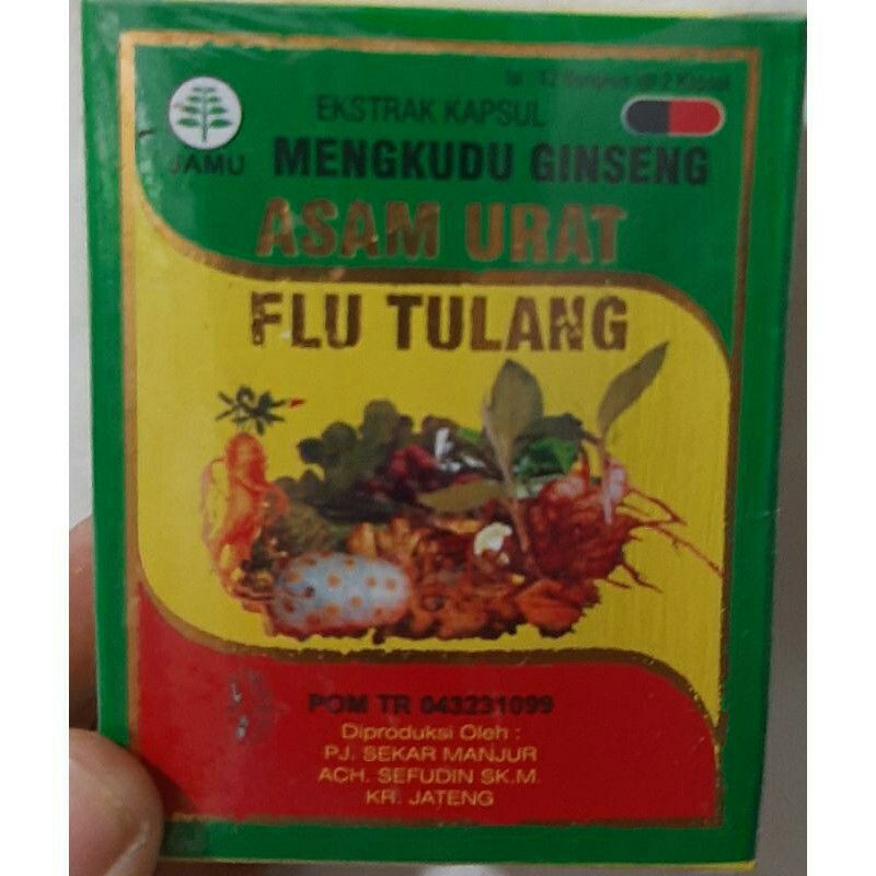 MENGKUDU GINGSENG KAPSUL ASAM URAT FLUTULANG