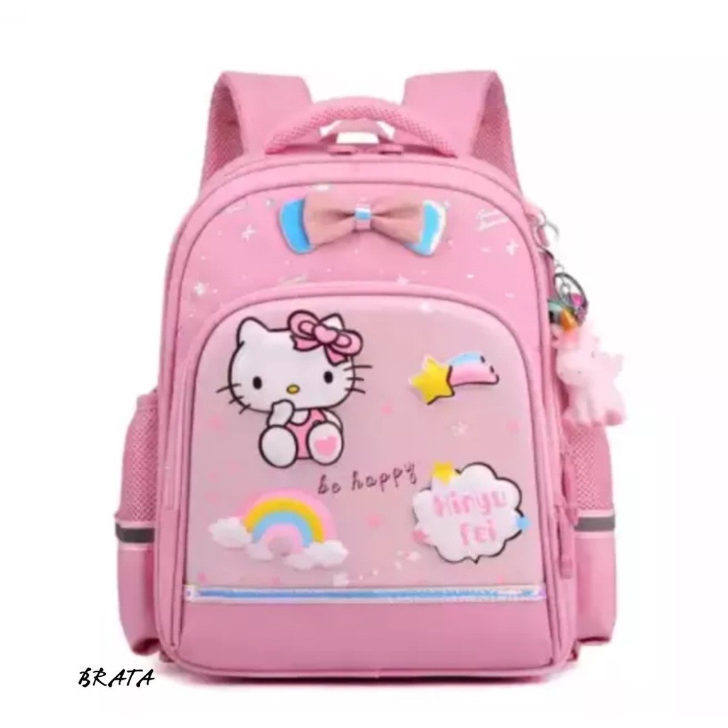 NIQABIS Tas Ransel Anak Perempuan KITTY Tas Sekolah PG PAUD TK SD