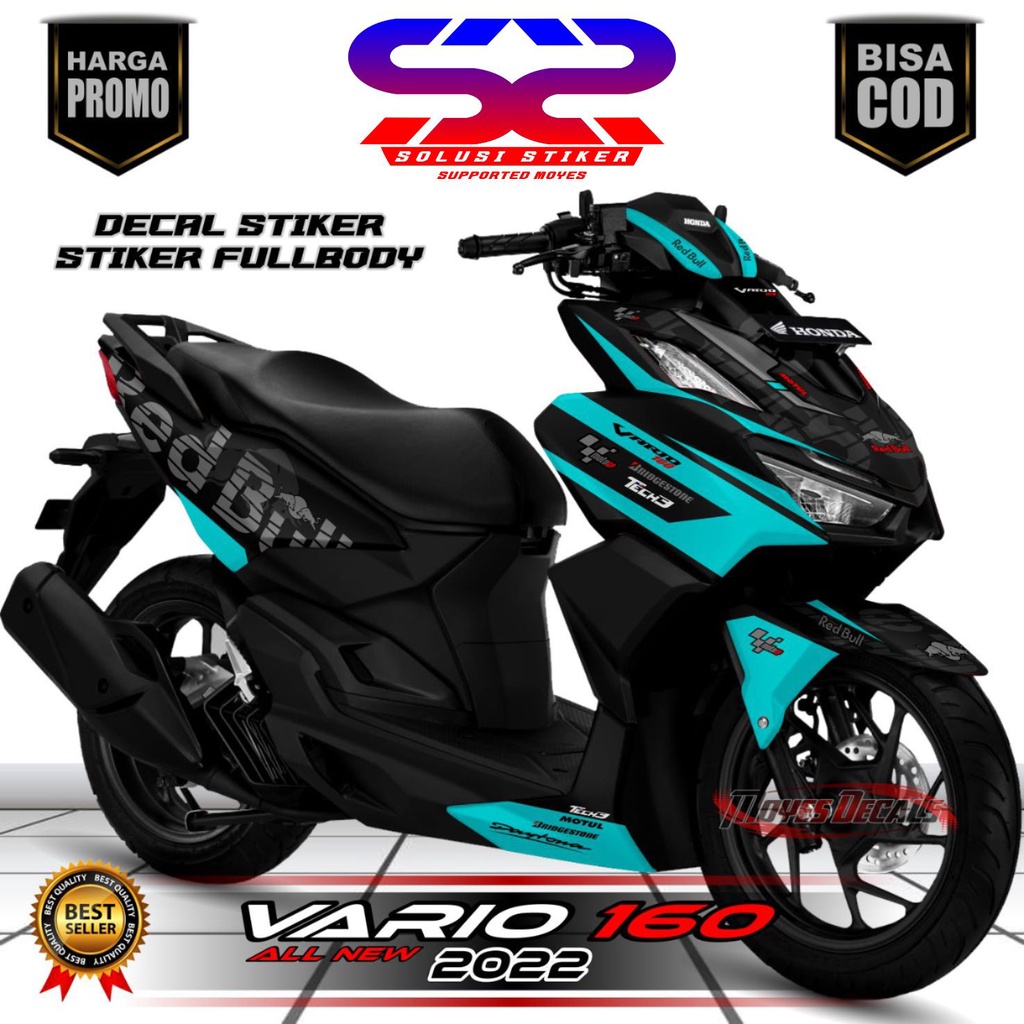 Stiker  Decal Vario 160  Stiker Variasi All New Vario 160   Motif/Redbull Tosca Decal Vario FullBody