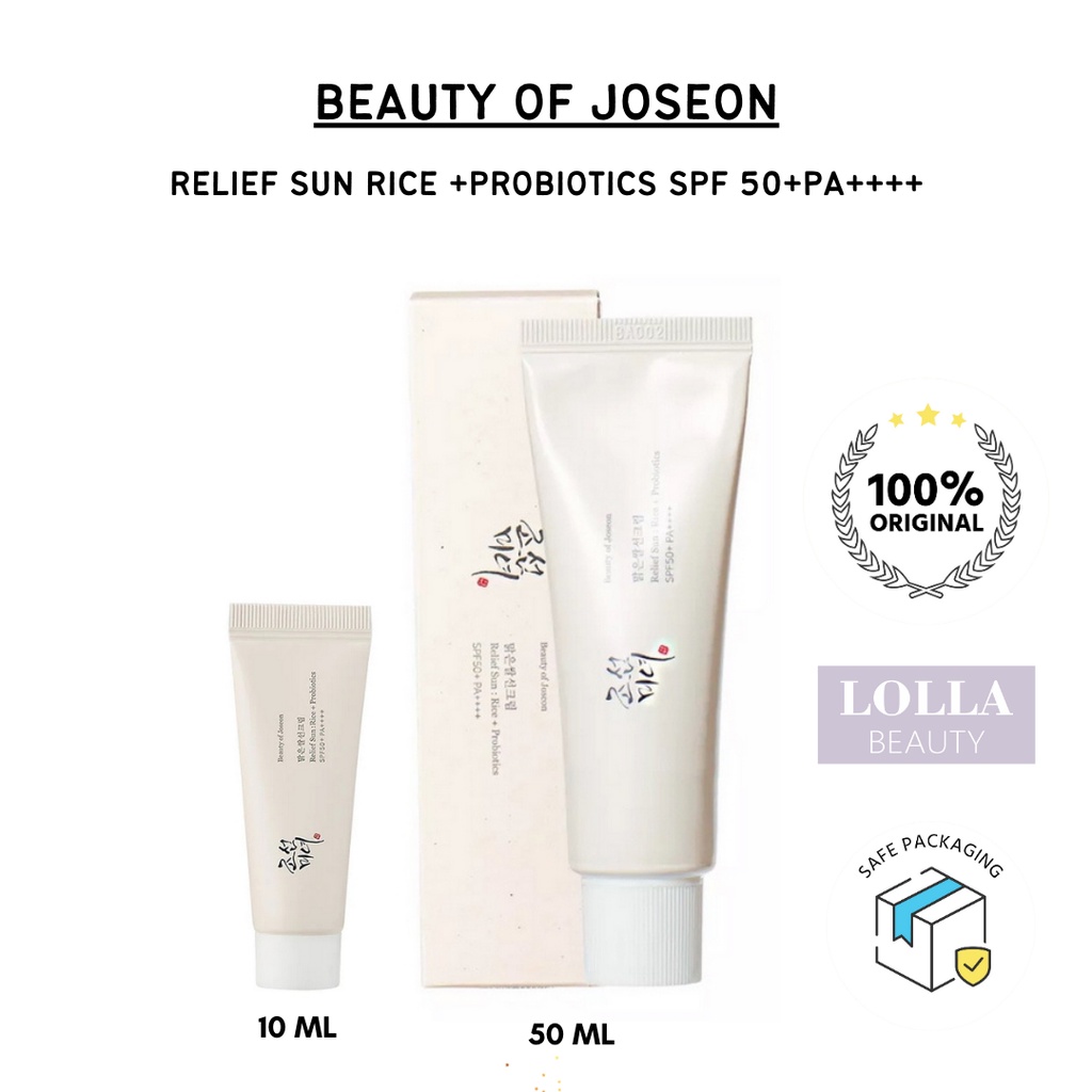 BOJ BEAUTY OF JOSEON  Sunscreen - Relief Sun Rice + Probiotics Sunscreen SPF 50+PA++++