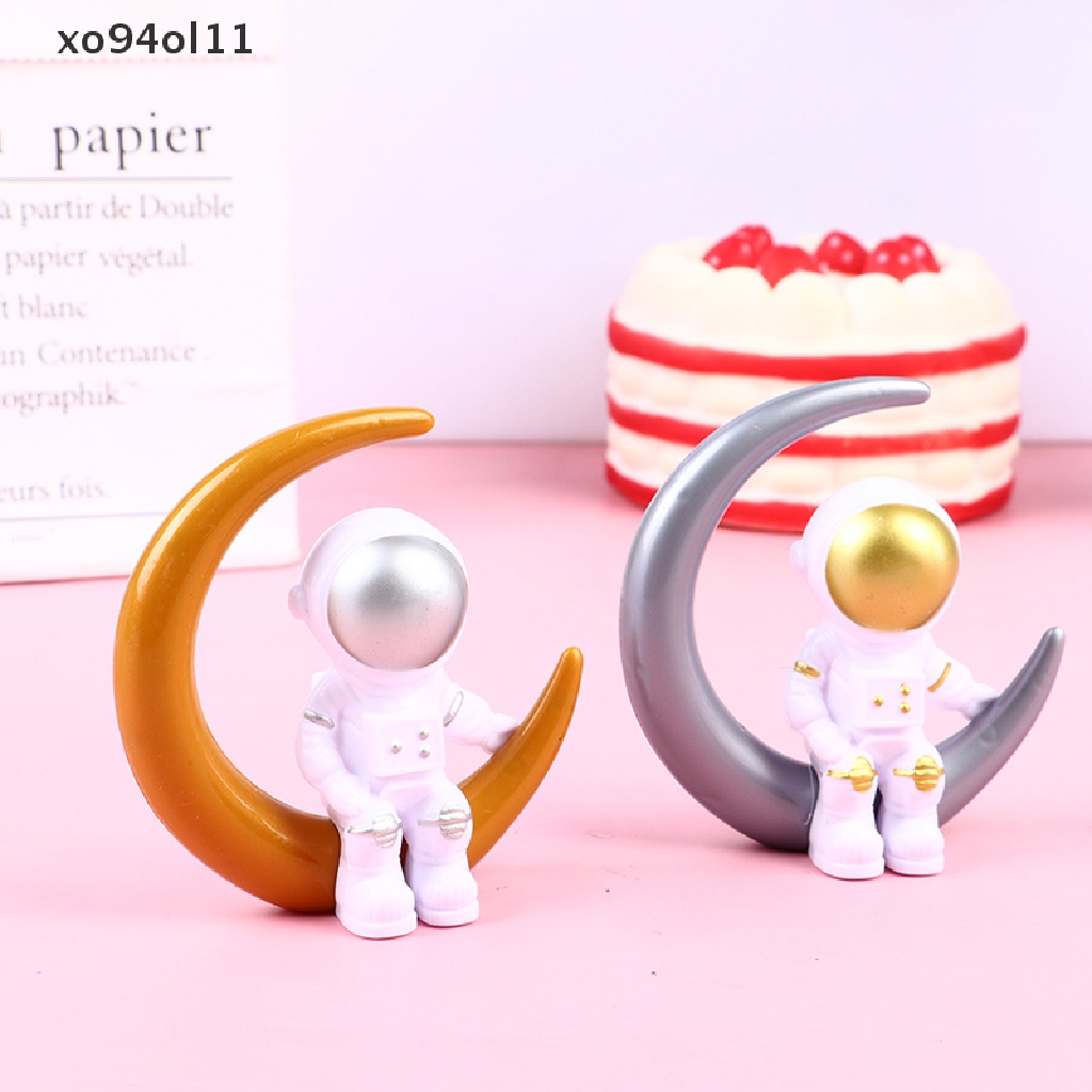 Xo Astronot Cake Topper Space Universe Hiasan Kue Properti Pesta Ulang Tahun Antariksa OL