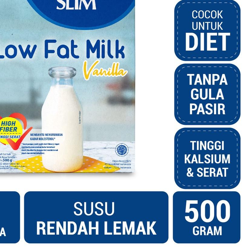 

✼ Tropicana Slim Susu Low Fat Vanilla 500gr - Bantu Turunkan Kolesterol ™