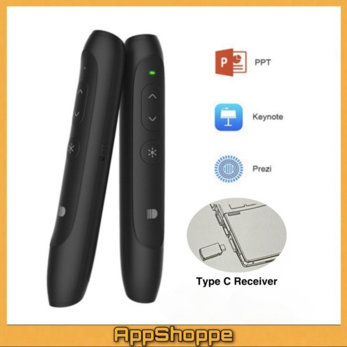 

[[JNT COD]] Laser Pointer Wireless Presenter Doosl DSIT012 2.4GHz Remote Control