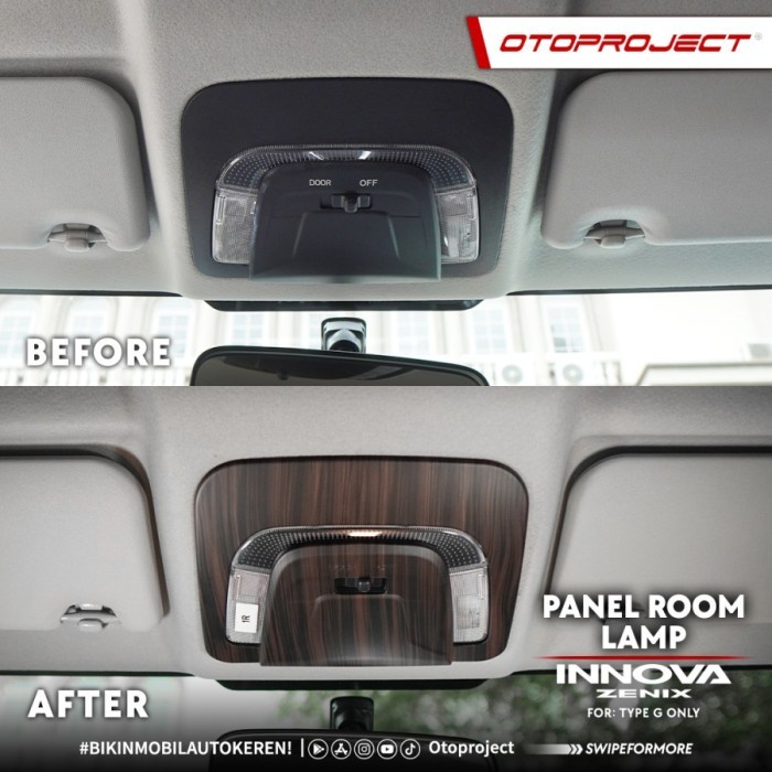 Otoproject Panel Room Lamp Cover All New Innova Zenix 2022 2023