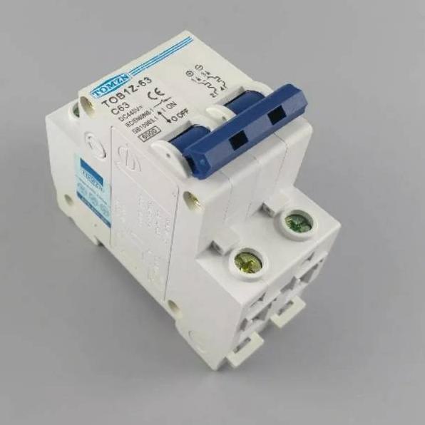 ♣ MCB DC 63A 2 P 63A DC 440 V Sirkuit breaker MCB C curve ♡