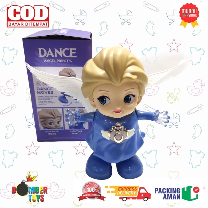 MAINAN ANAK DANCE ANGEL PRINCES PUTRI GOYANG SERU ELSA SNOW GIRL