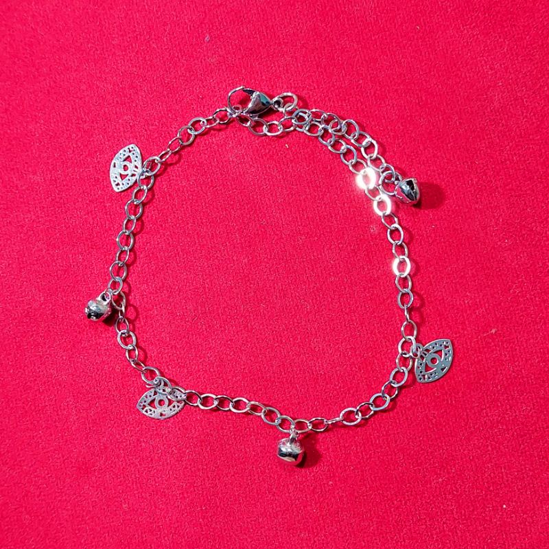 Gelang Kaki Wanita Xuping ^Silver^ | Gelang Kaki Banyak Motif