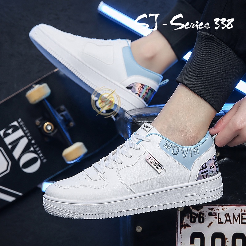 [JWALK] Sepatu Sneakers Pria Casual Formal Non Formal Model Simple dan Keren Kualitas Import Premium -338