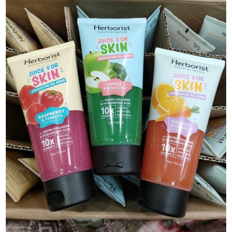 ☀️cahaya acc☀️ HERBORIST PEELING GEL SCRUB