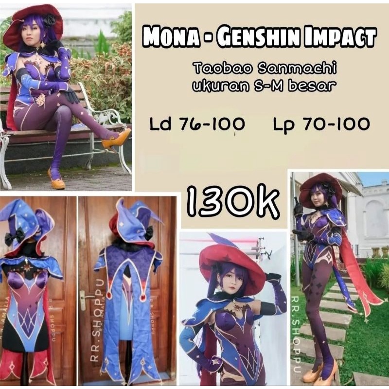 Rental kostum cosplay Mona