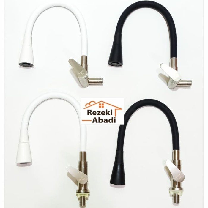 KRAN ANGSA FLEKSIBEL SOLIGEN STAINLESS SUS304 - 2 MODE SISTEM - KRAN ORIGINAL