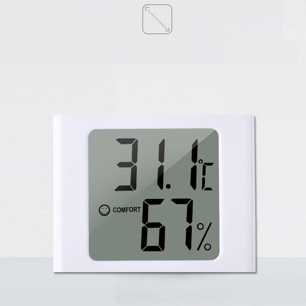 Quinton Hygrometer Ruangan Wireless Indoor LCD Pengatur Suhu Termometer Sensor Suhu Hygrometer Thermometer Hygrometer