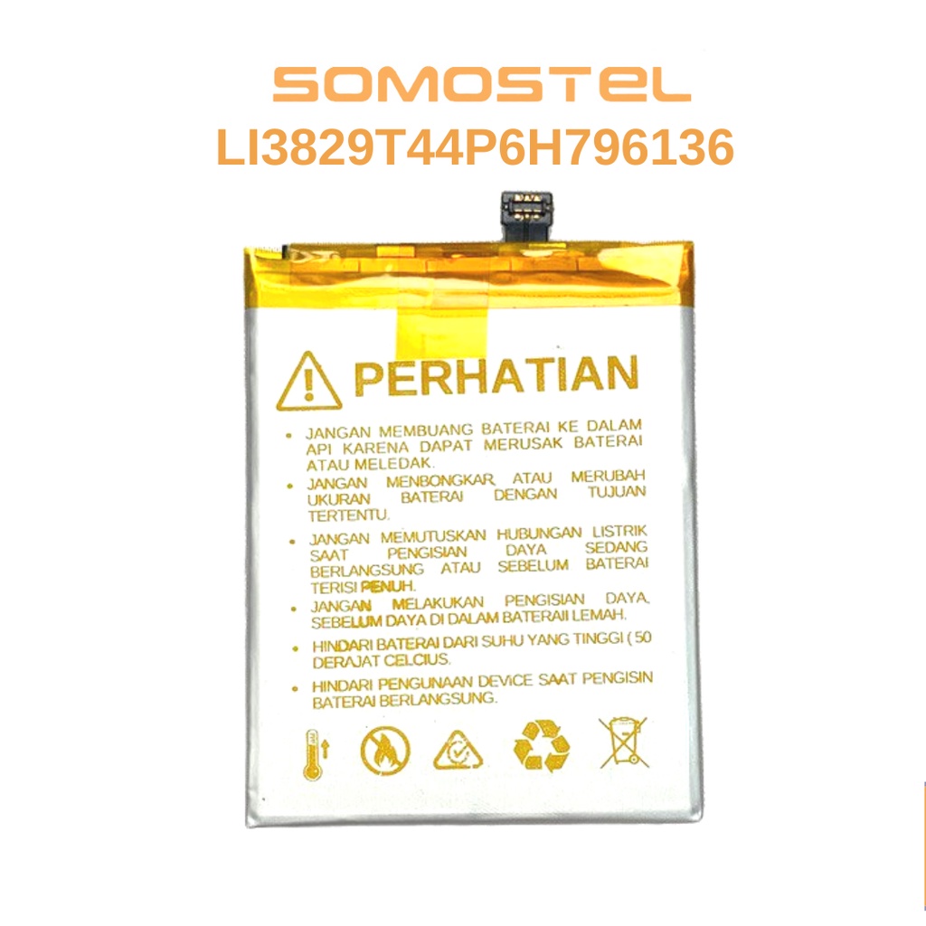 Somostel - LI3829T44P6H796136 ZTE Nubia Z17 Mini / Mini S Batre Batrai Baterai