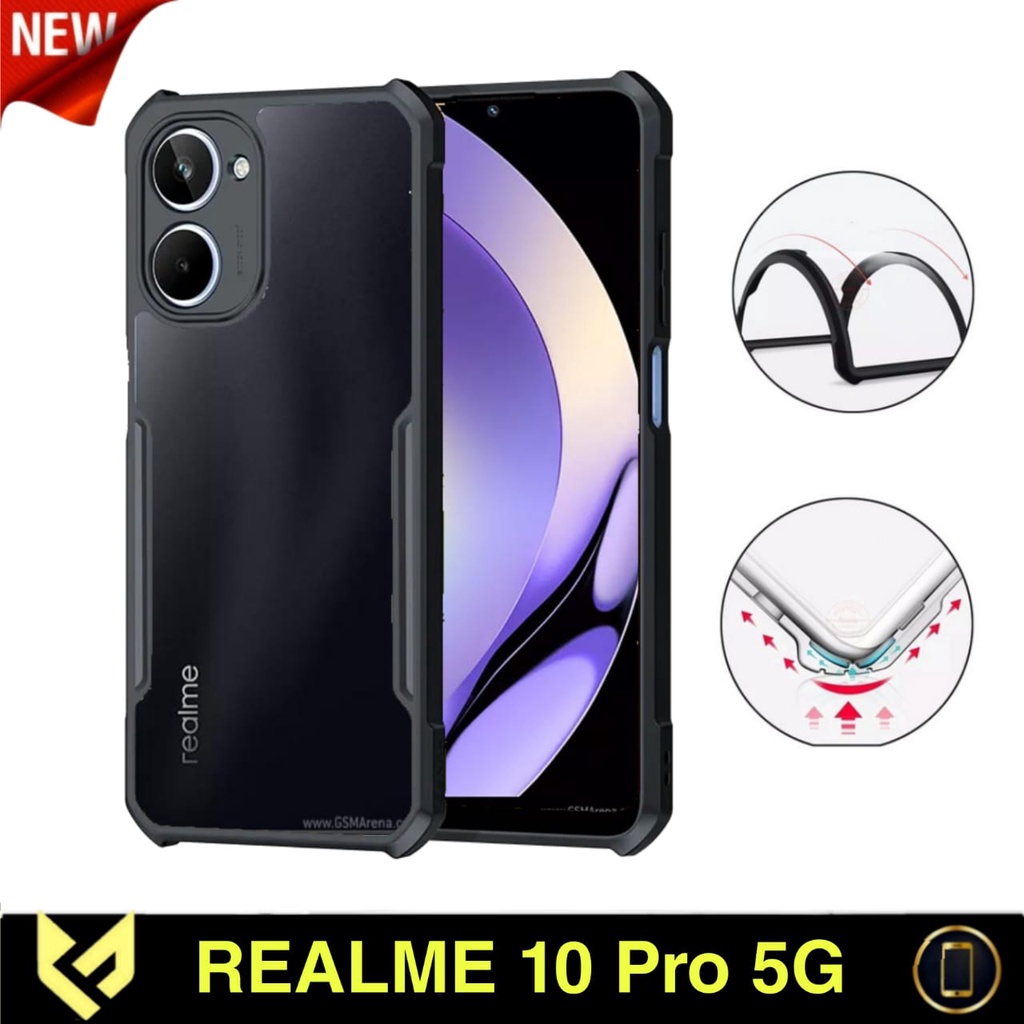 Promo Case For REALME 10 PRO 5G Case Fusion Shockproof Premium Protek Camera - Fids Stor