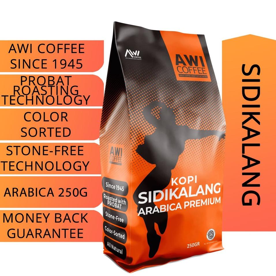 

Terlaku... Awi Kopi Sidikalang Arabica Premium Biji 250G | Coffee Beans | Grade 1 | Roasted | Kualitas Ekspor