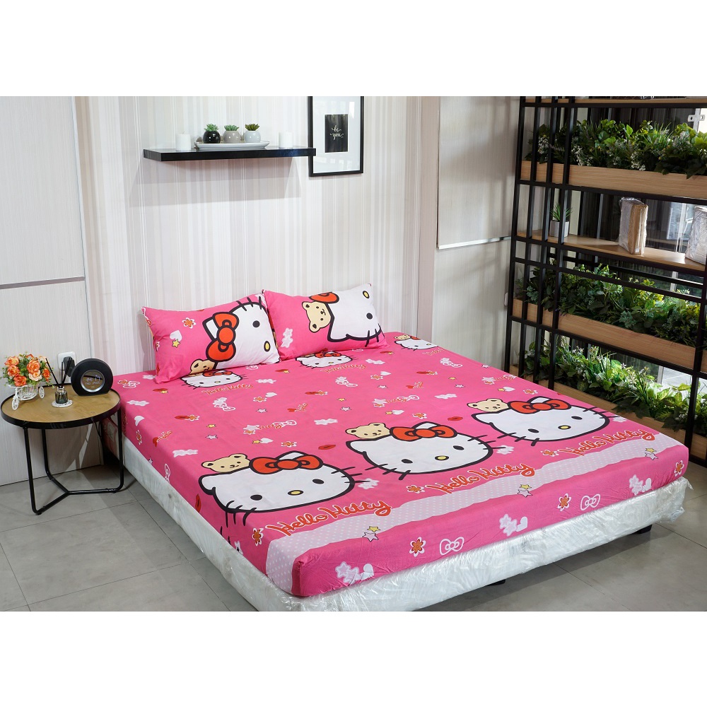 Idola Style Veronica Sprei 100 / 120 Micro Print Tinggi 20 cm MP-8011