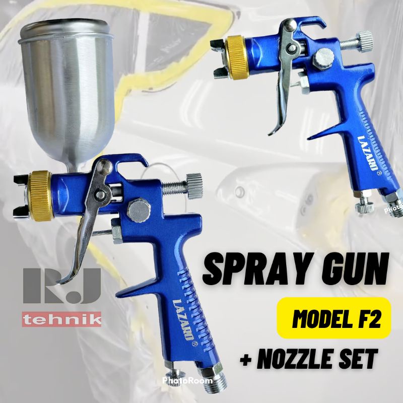Spray Gun K3 F2 Semprotan Cat Tabung Atas Spet Cat Mini Lazaro 200ml