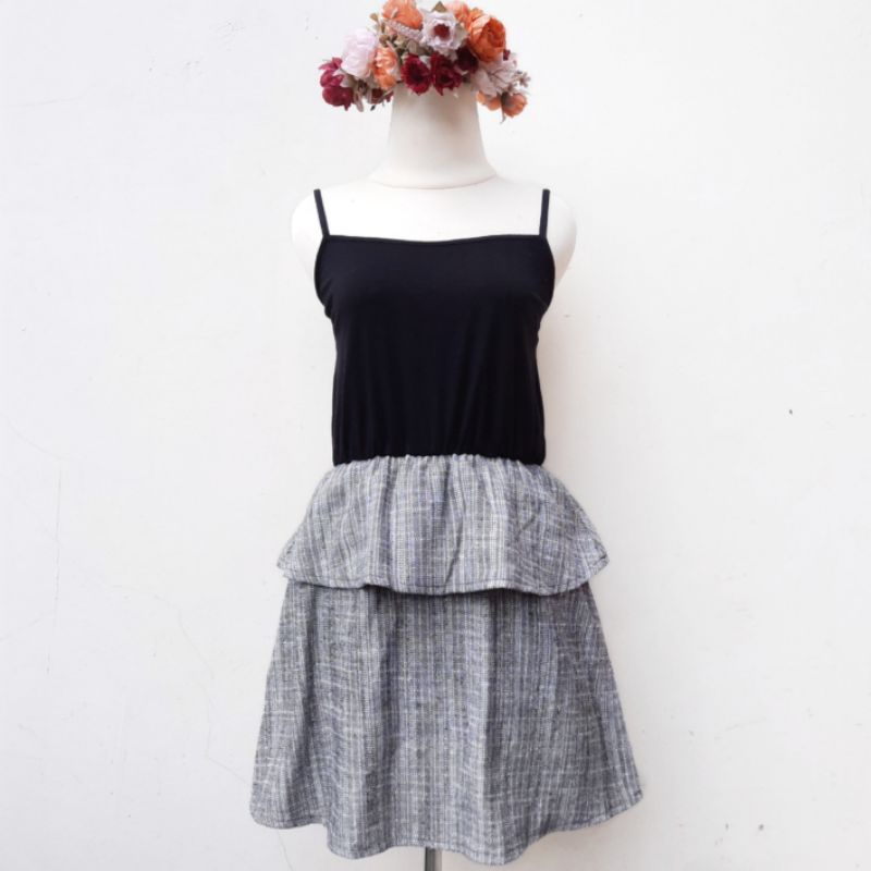 Rienda layer tweed dress