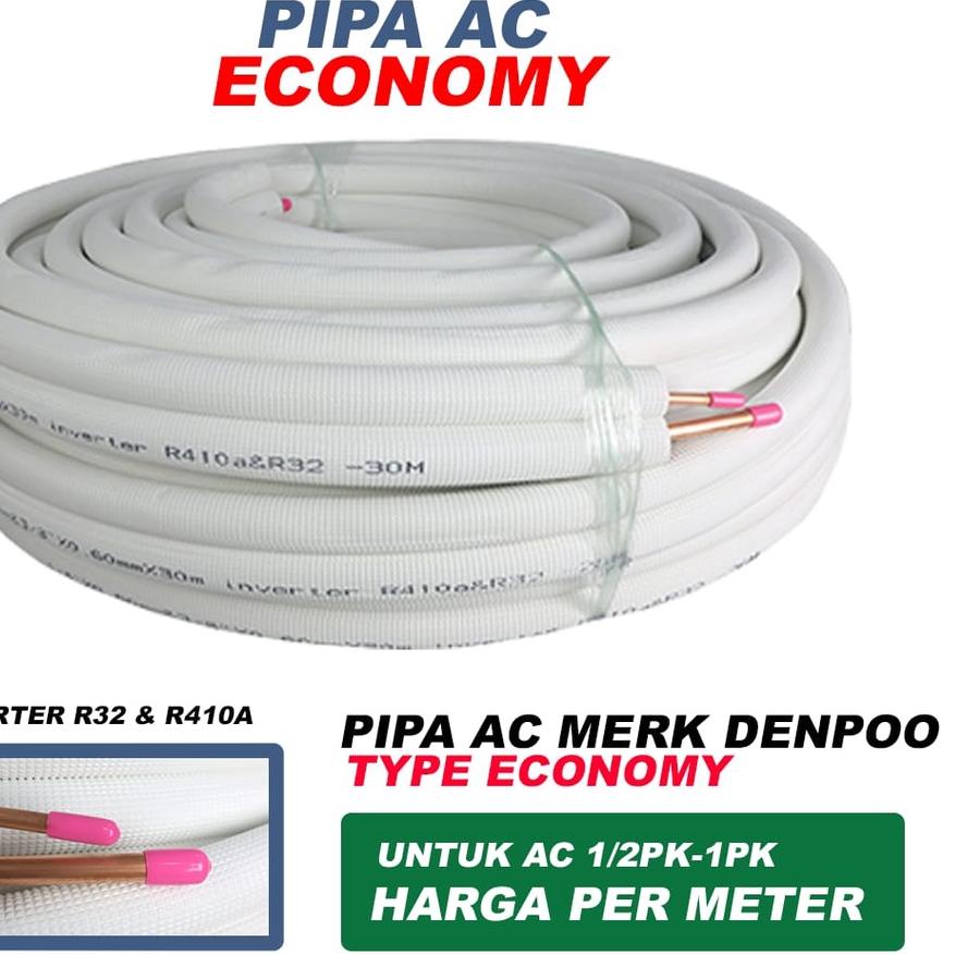 ● DENPOO PIPA AC EKONOMI 1/2PK - 1PK ( PER METER ) ◌