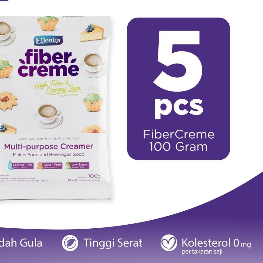 

☀ FiberCreme Sachet 100gr - 5 Pcs ☃
