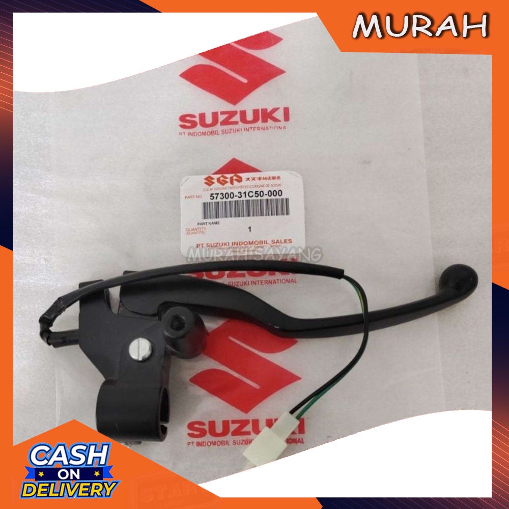 Dudukan Rumah Handel dan handle Rem Kanan Set Suzuki Tornado gx - shogun tromol ORIGINAL ASLI Promo 