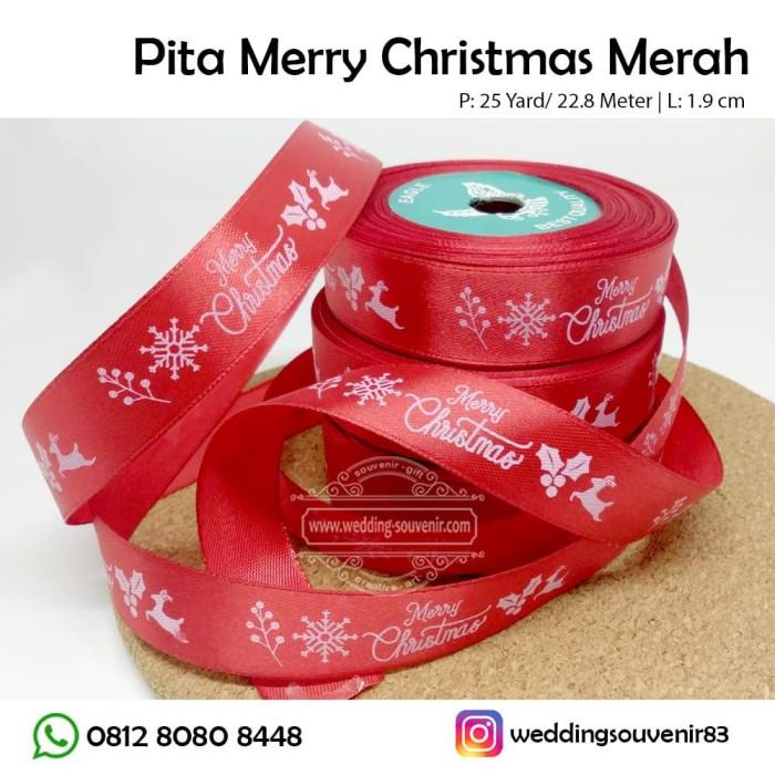 

Pita Merry Christmas Merah