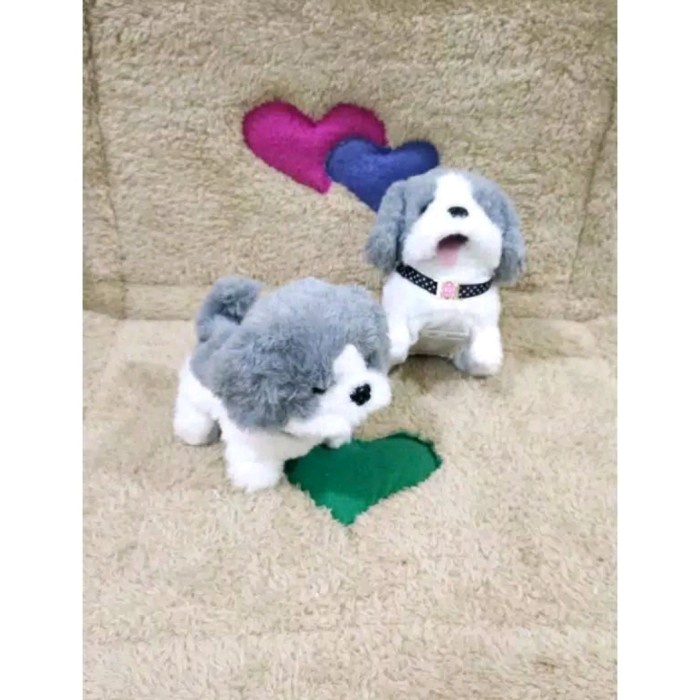✨ BISA COD ✨ Mainan boneka anjing bisa jalan dan berbunyi layaknya suara