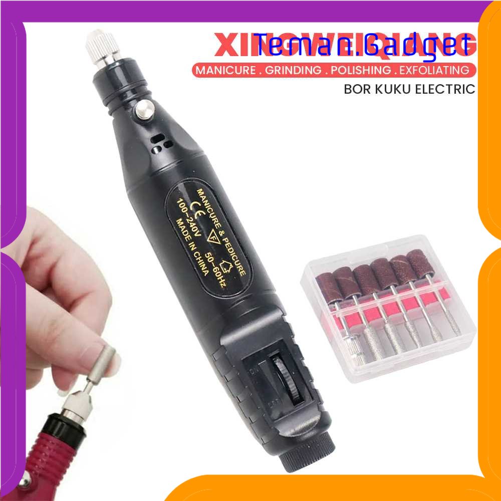 TG - PRW XINGWEIQIANG Bor Kuku Nail Grinder Polishing Electric Drill 130W - KJ005