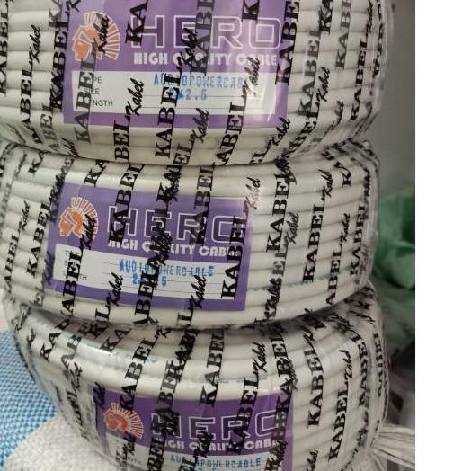 ▼ KABEL LISTRIK NYM 2x2.5 mm Hero 30 Meter ←