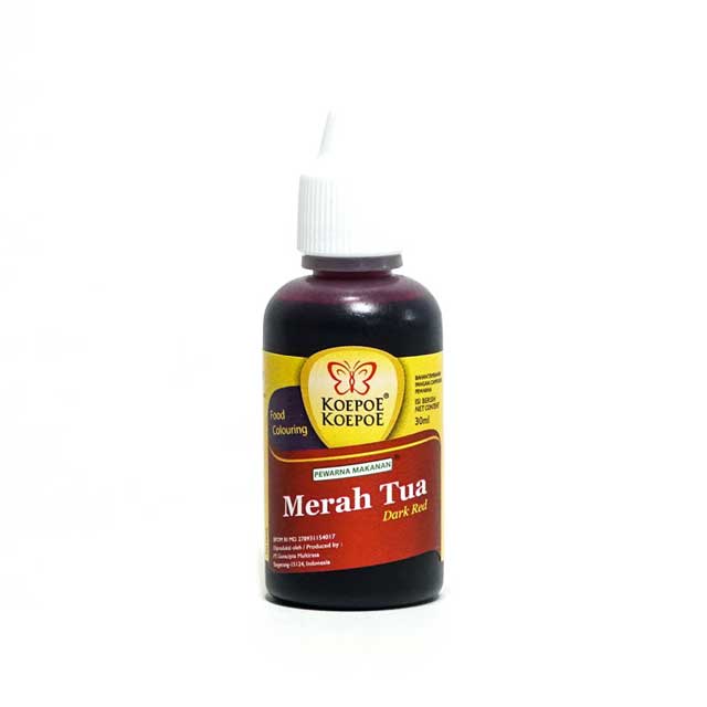 

KOEPOE PEWARNA MERAH TUA 30 ML