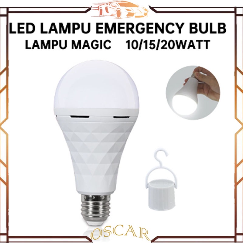 Lampu Darurat ABulb 10W-30W / Lampu Emergency Magic / Lamp Pasar Malam