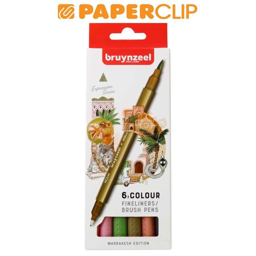 

FINELINER / BRUSH PENS BRUYNZEEL SET 6 60325306 MARRAKESH EDITION
