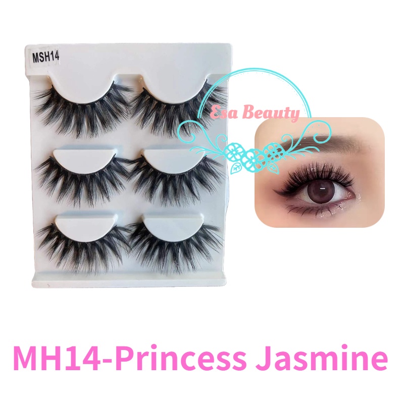 COCO MAMA Bulu Mata Palsu korean bulu mata palsu natural 3d  bulu mata lembut co cok di pakai untuk harian maupun acara formal False Eyelash Extension