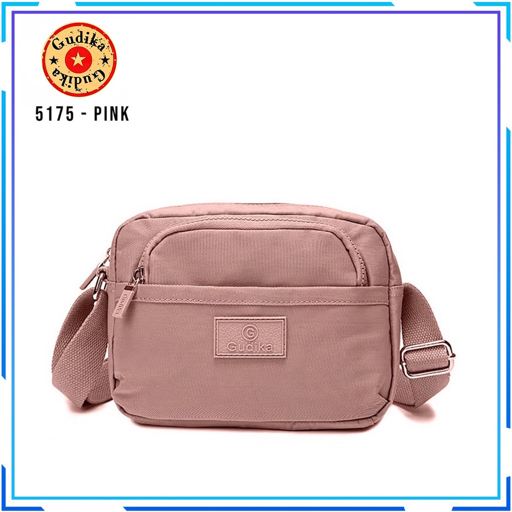 PROMO GUDIKA Bag 5175 - Tas Fashion Branded Ori Selempang bahu Cewek Kekinian Wanita Import Korea Original Terbaru Bahan Nilon Anti Air Waterproof