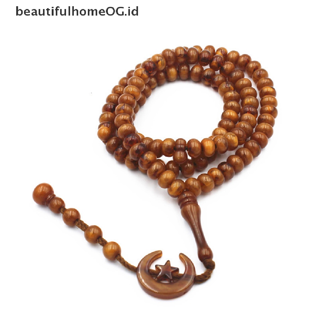 // Beautifulhomeog.id// Gelang Ramadhan tasbih Muslim Islami Allah Aksesoris 99Beads Gelang Hadiah **