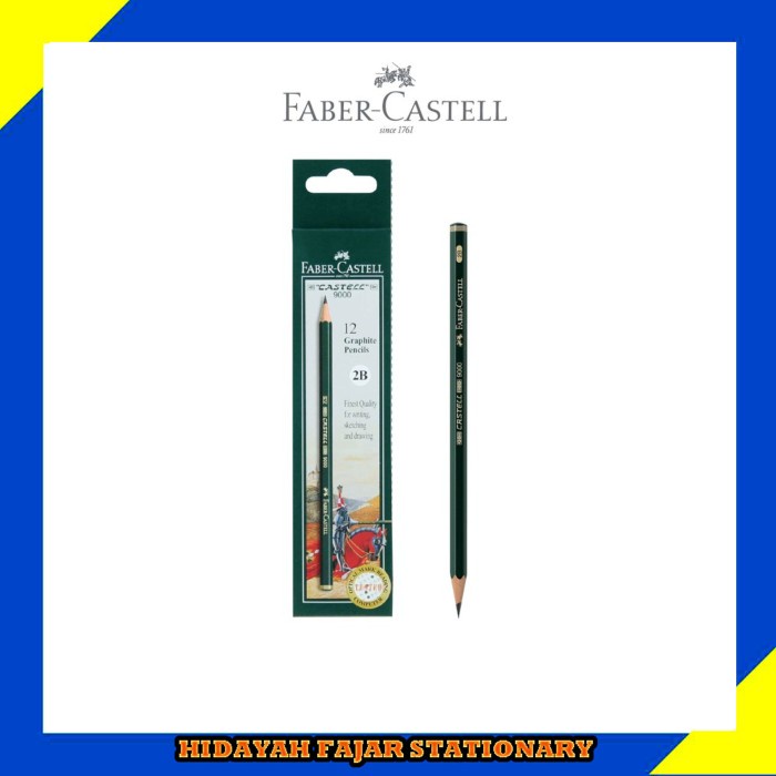 

BISA COD pensil 2b / pensil fabercastell