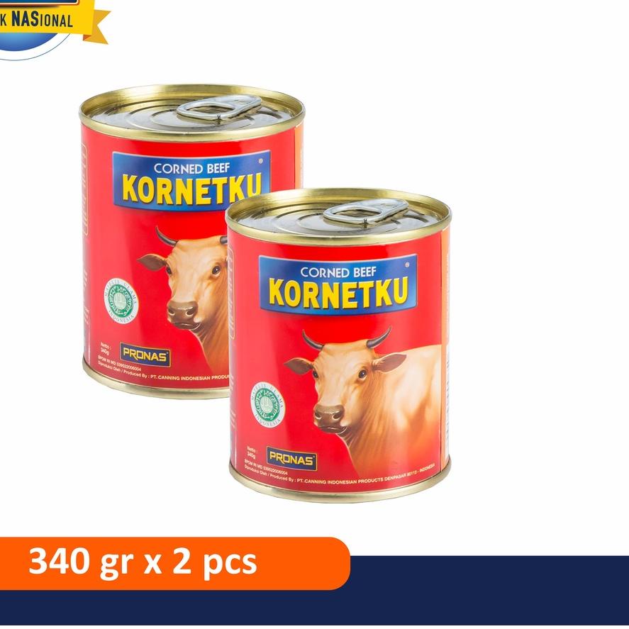 

➴ Pronas Kornetku Kornet Sapi 340 g bundling 2 pcs ♬