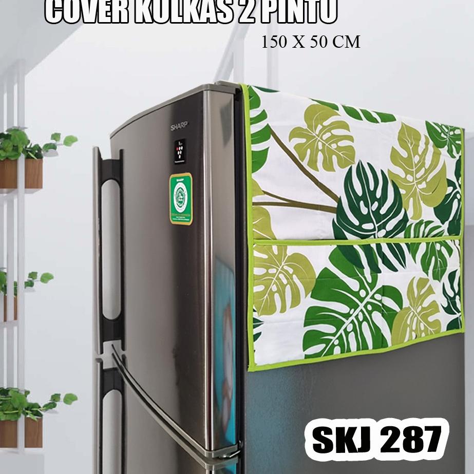 ✫ COVER / TAPLAK / SARUNG KULKAS 2 PINTU ✫