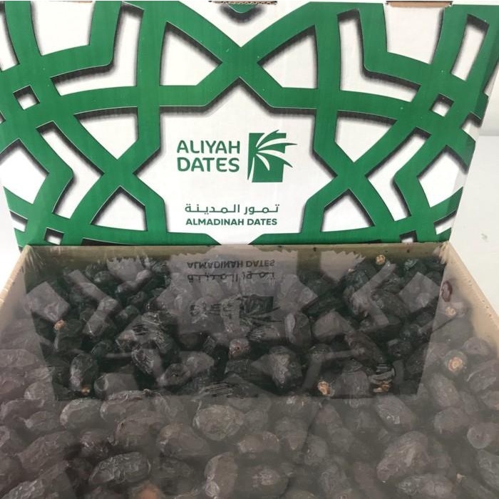 

Kurma Ajwa Aliyah Castle Dus isi 5kg ASLI AJWA ALIYAH DATES