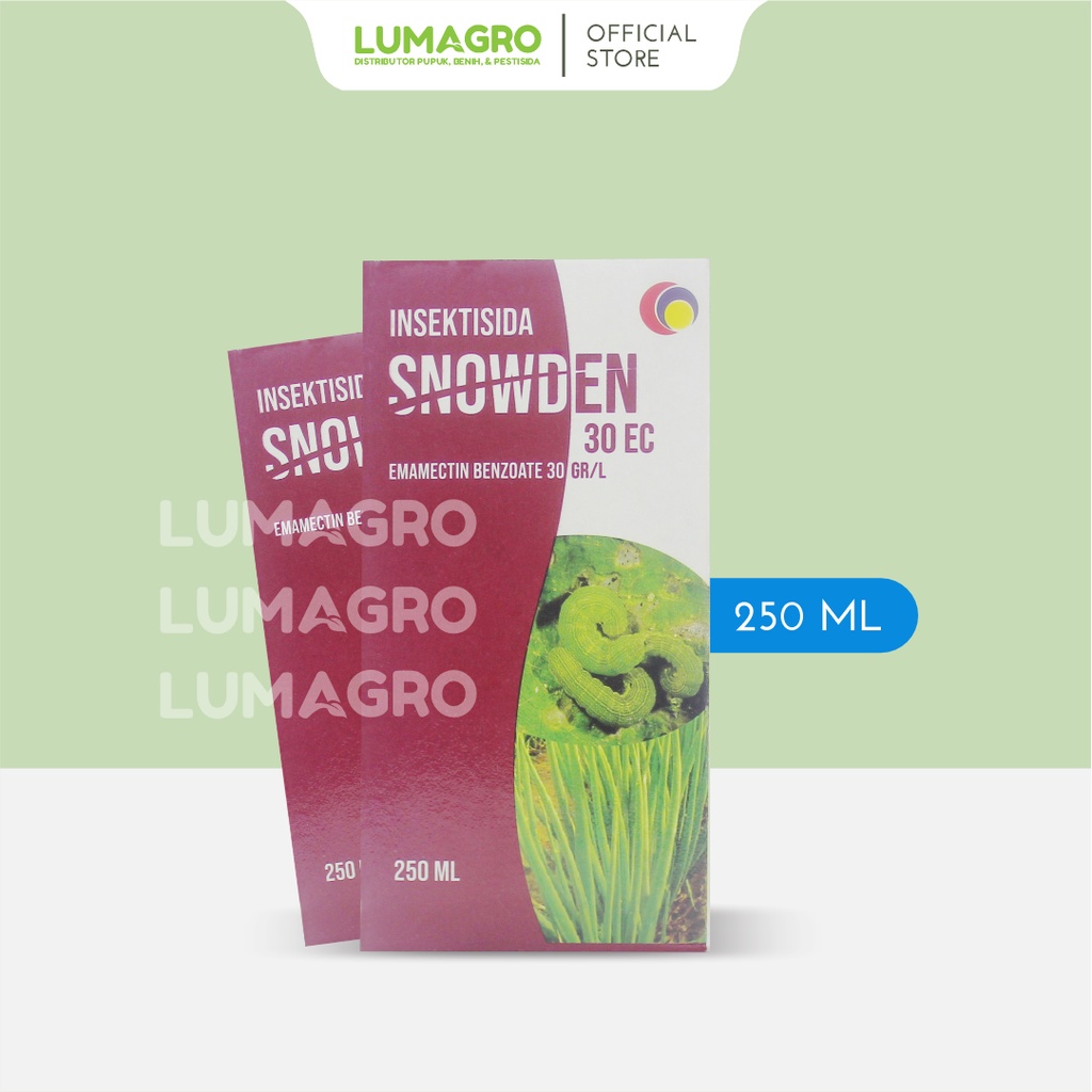 Insektisida Snowden 30EC 250ml Emamectin Benzoate Pengendali Ulat Penggerek Batang Ampuh Pembasmi Se