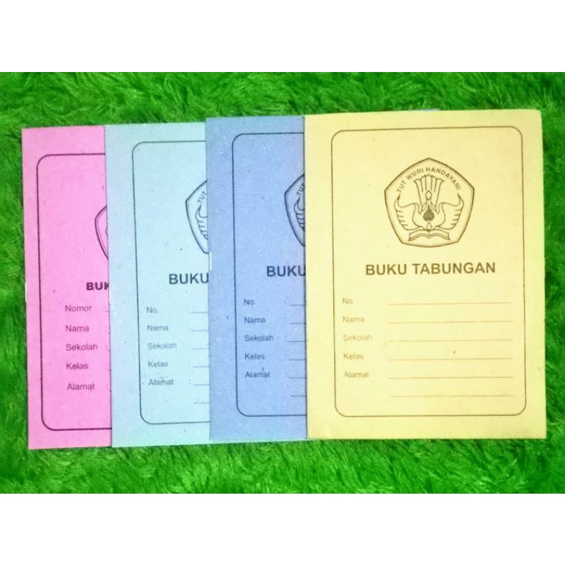 BUKU TABUNGAN 12 HALAMAN (6 lembar) 10x14cm