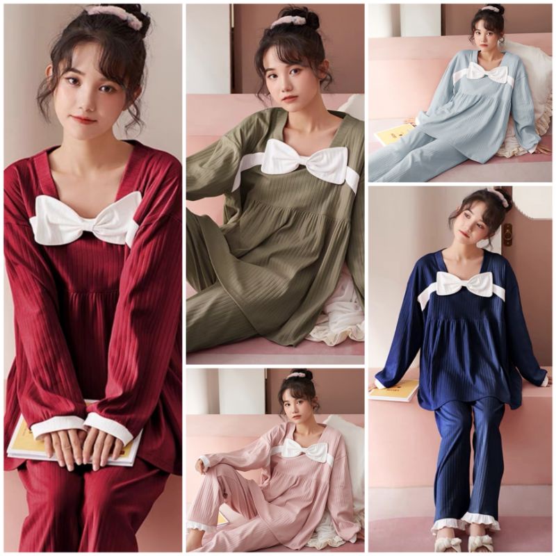 Baju Tidur Wanita Import/Piyama Wanita PP Import/Baju Tidur Muslimah