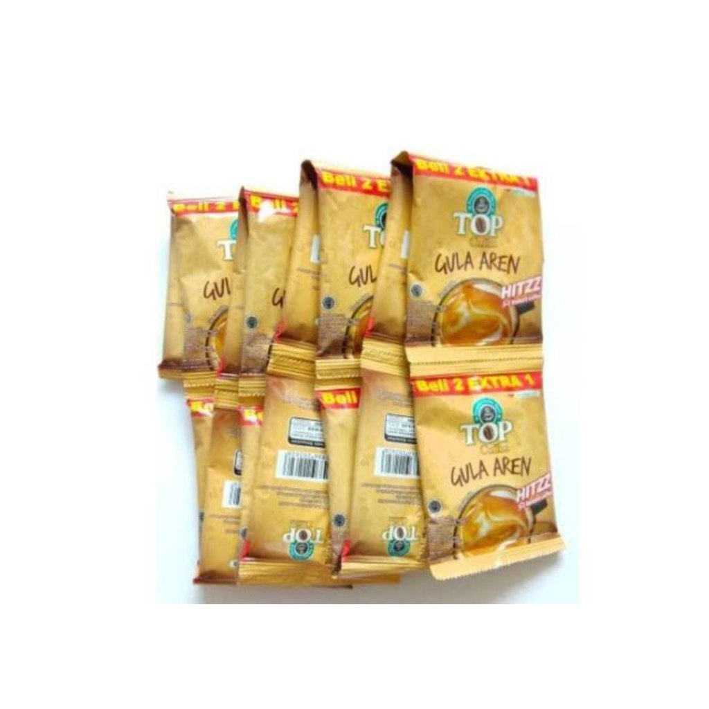 

aneka kopi Top Coffee Gula Aren 1 Renceng Isi 15 Sachet